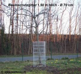 015 Baumschutzgitter verzinkt 5/6 70 220 - 1500 - Bild vergrern 
