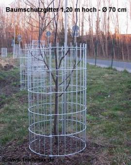 015 Baumschutzgitter verzinkt 5/6 70 220 - 1500 - Bild vergrern 
