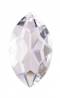 Kristall Blatt, Bleifreies Glas, H: 48 mm, FS-261