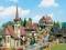 Vollmer 47734 Fachwerkdorf Kirche Gasthaus Fachwerkaus Bausatz N