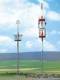 Busch 1021 Mobilfunkmasten 2 Stück Funkmast H0 Bausatz