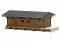 Busch 1421 Güterschuppen Braunsdorf echt Holz Bausatz H0