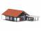 Busch 1446 Wohnhaus braun mit Carport H0 Bausatz