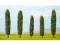 Busch 6228 5 Silberpappeln Pappeln 7,5 + 9,5 cm Pappel H0
