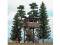 Busch 6394 Wald Set mit Aussichtsturm Kiefern Fichten Pilze Bausatz H0