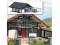 Busch 8247 modernes Wohnhaus grau mit Carport aus echt Holz N Bausat