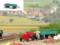 Busch 8362 Gummiwagen Anhänger grün 1:160 N