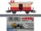 Märklin 4108 Personenzug Gepäckwagen rot-beige DB Epoche I - V AC H0