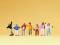 Preiser 79044 Kinder und Jugendliche 7 Figuren Teenager N