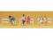 Preiser 79092 Sitzende Paare 6 Figuren sitzend auf Bänken N