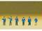 Preiser 88510 Bahnpersonal 6 Figuren Bahn Personal Schaffner Z