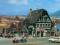 Vollmer 43736 Gasthaus mit Metzgerei mit Inneneinrichtung Fachwerk H0