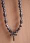 Hämatit Halsketten  -Kreuz
