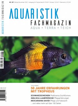 Aquaristik-Fachmagazin, Ausgabe 287 (Oktober/Nov. 22) - Bild vergrern 