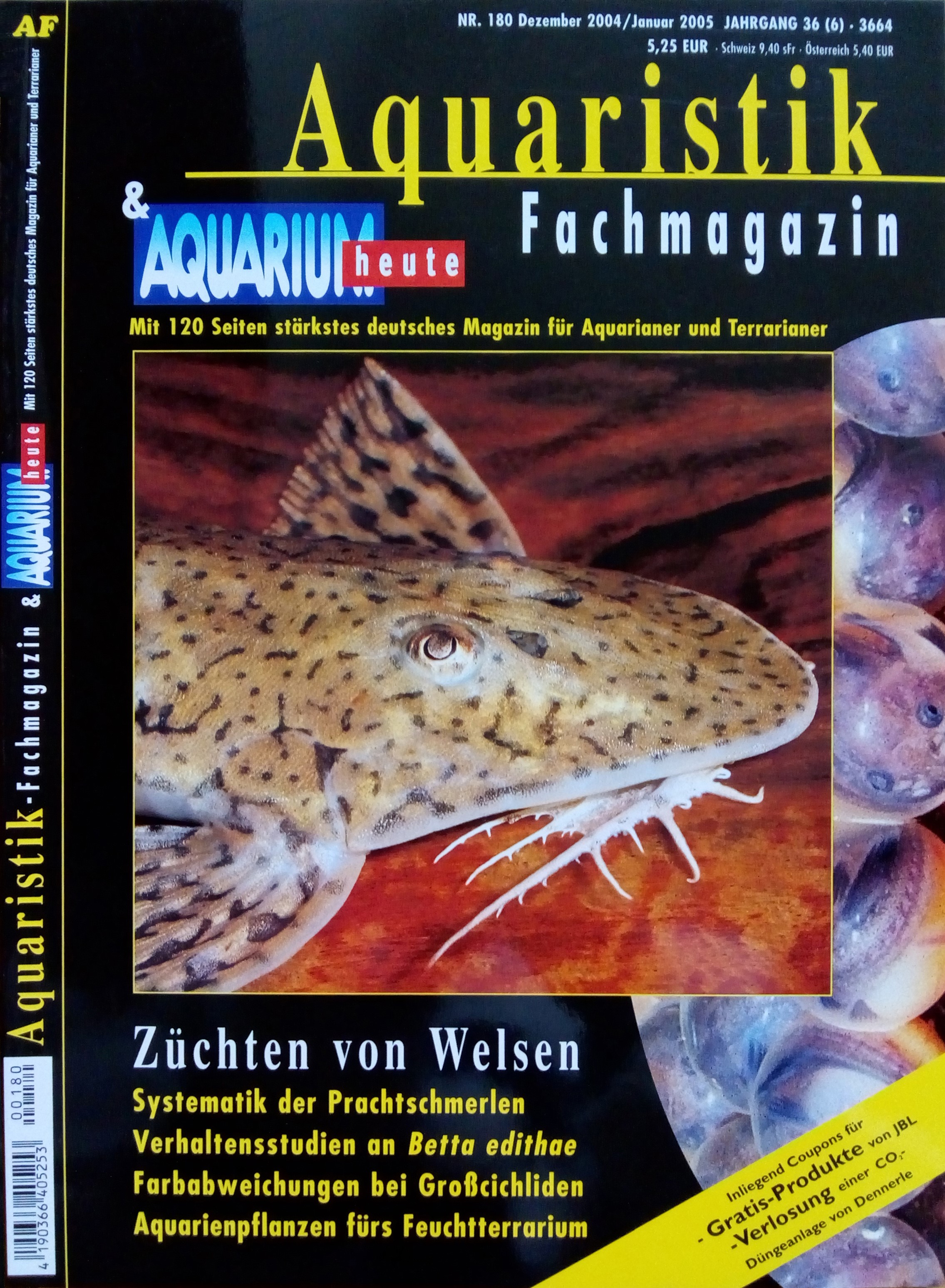 Aquaristik-Fachmagazin, Ausgabe 180