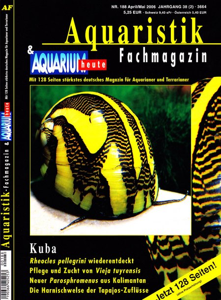 Aquaristik-Fachmagazin, Ausgabe 188