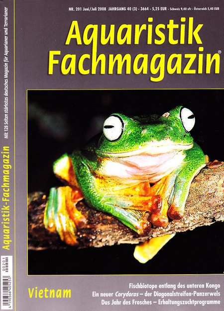 Aquaristik-Fachmagazin, Ausgabe 201 (Juni/Juli 2008)