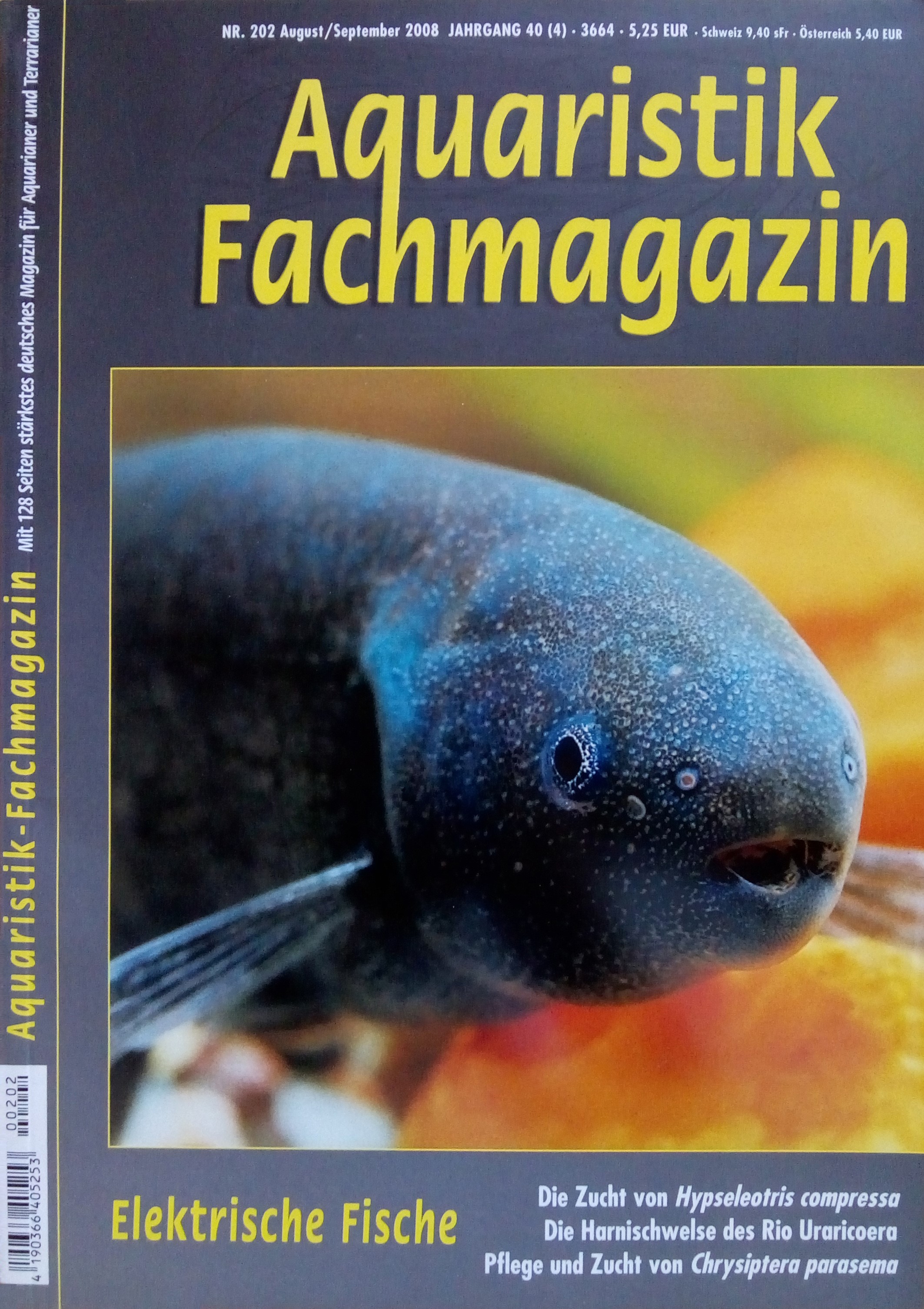 Aquaristik-Fachmagazin, Ausgabe 202 (Aug./Sept. 2008)