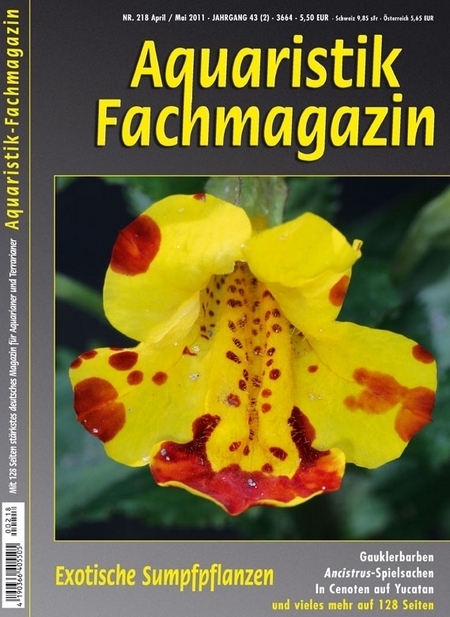 Aquaristik-Fachmagazin, Ausgabe 218 (April/Mai 2011)