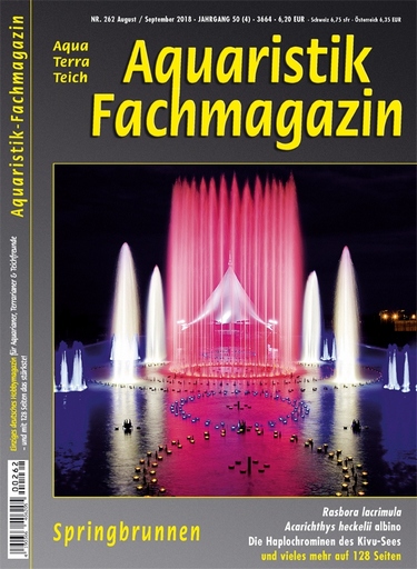Aquaristik-Fachmagazin, Ausgabe 262 (August/September 2018)